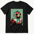 Pop Art Bird 11 — Black T-Shirt