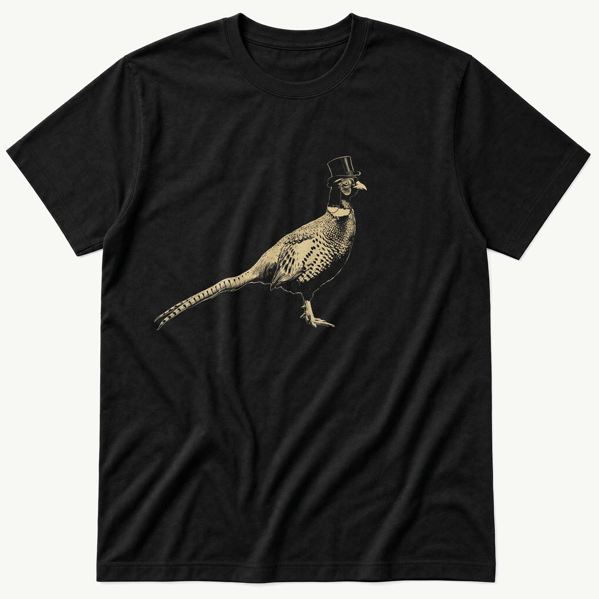 Posh Pheasant 1 — Black T-Shirt