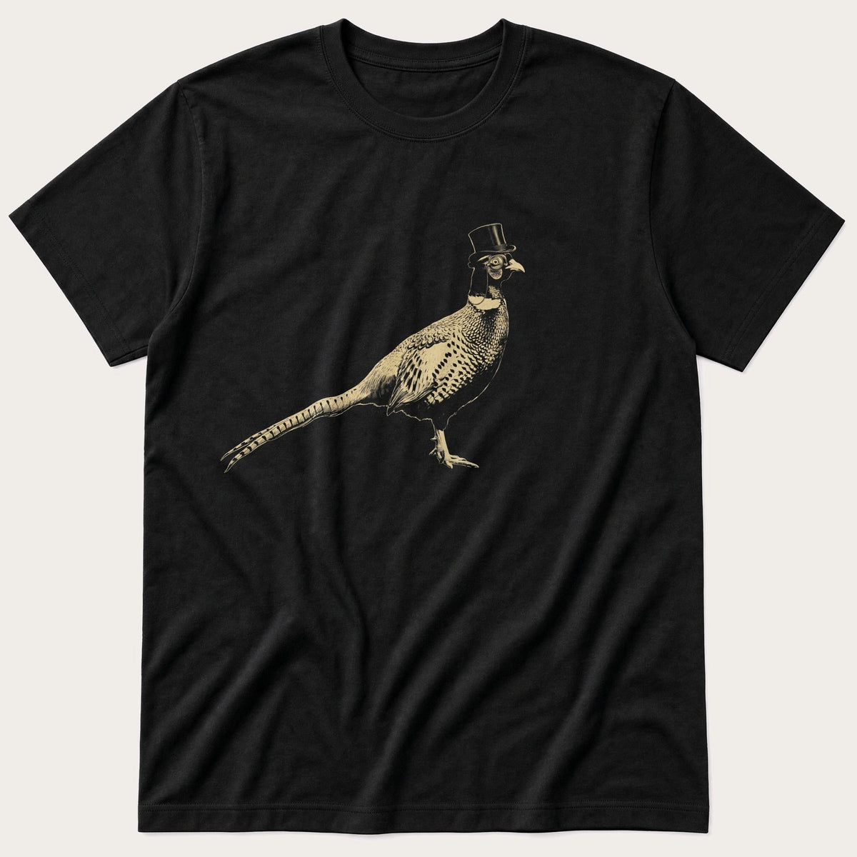 Posh Pheasant 1 — Black T-Shirt