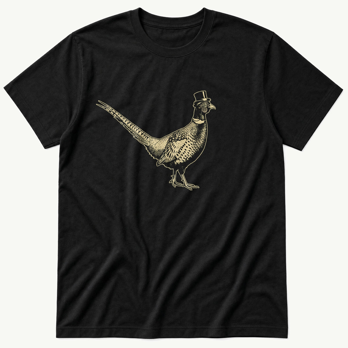 Posh Pheasant 3 — Black T-Shirt