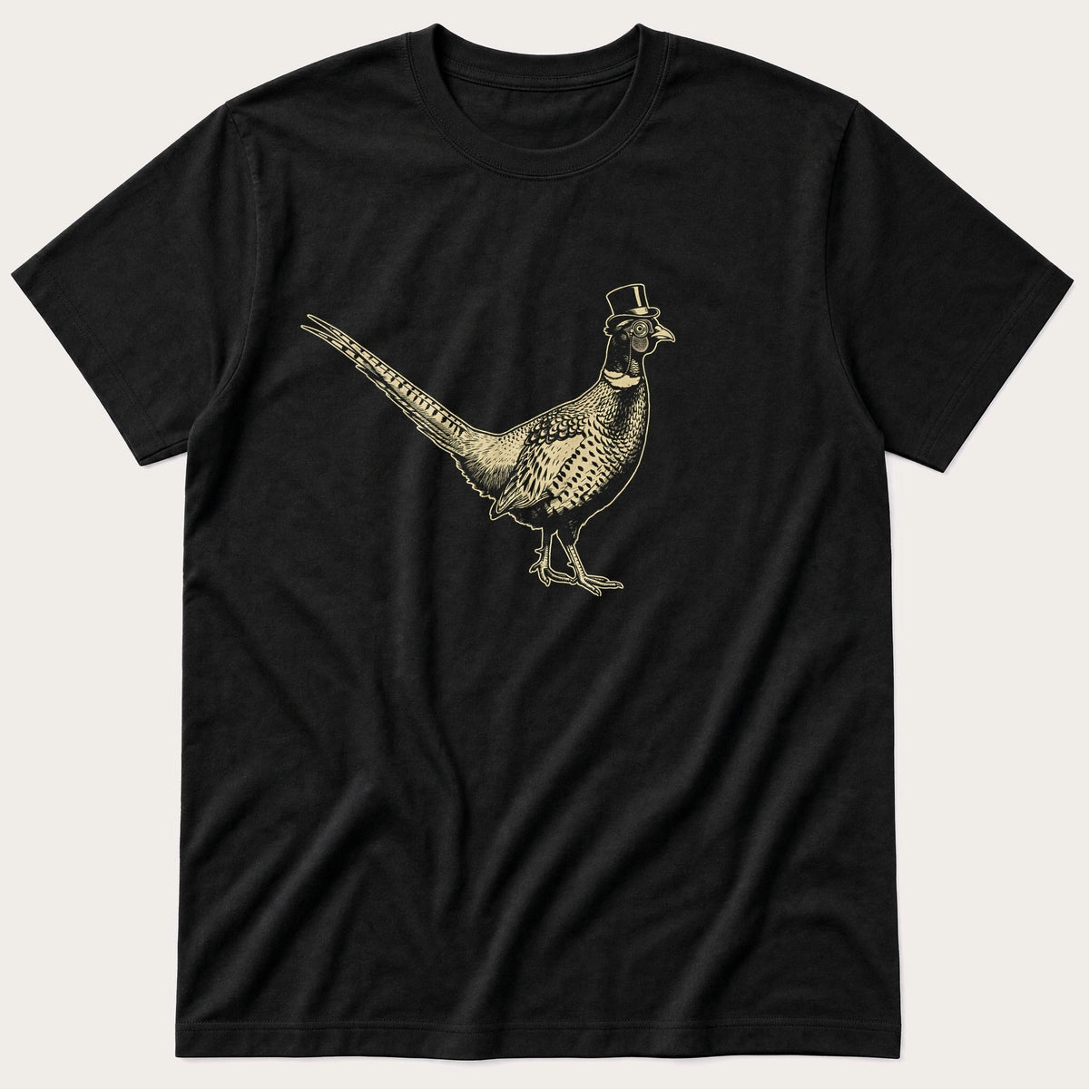 Posh Pheasant 3 — Black T-Shirt