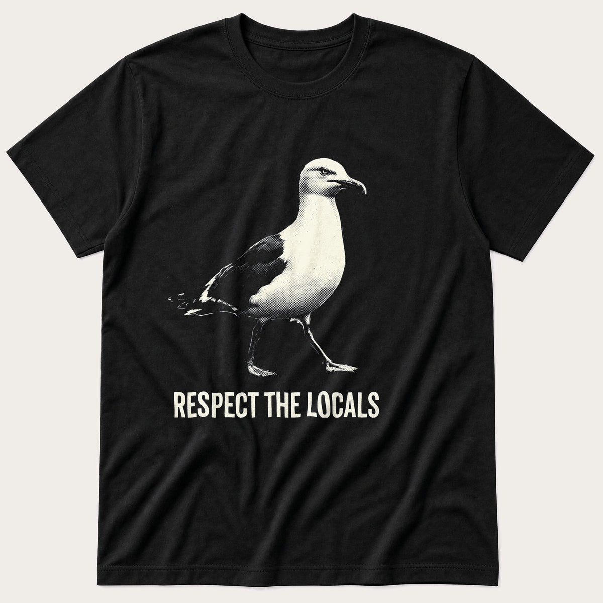 Respect The Locals 56 — Black T-Shirt