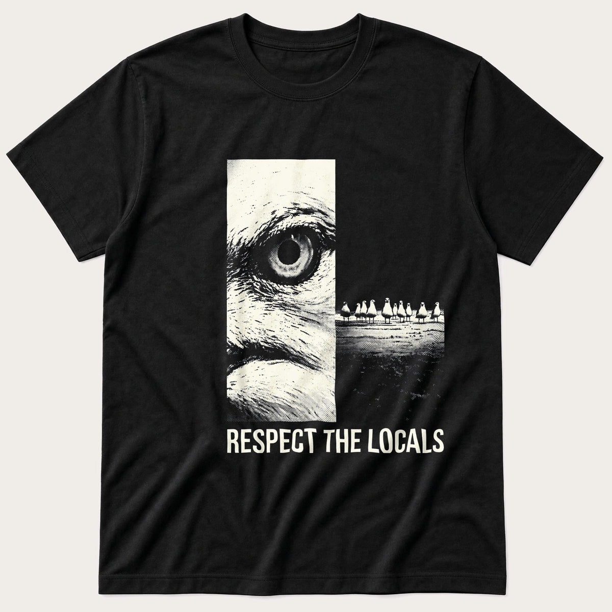 Respect The Locals 88 — Black T-Shirt