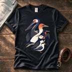 Seabird Breeds 55 — Black Comfort Colors tee