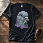 Smoking Pigeon 22 — Black Comfort Colors tee