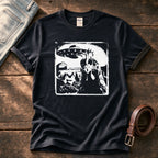 Spaceship Chicken 98 — Black Comfort Colors tee