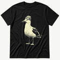 Street Seagull 6 — Black T-Shirt