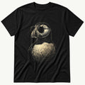 Sunglass Puffin 5 — Black T-Shirt
