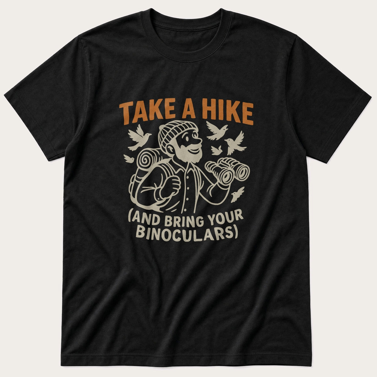 Take A Hike — Black T-Shirt