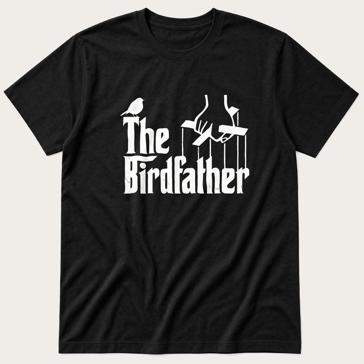The BirdFather — Black T-Shirt