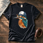 Trucker Fisher 3 — Black Comfort Colors tee