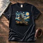 van gough pigeion — Black Comfort Colors tee