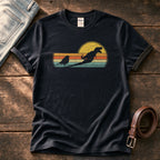 Vintage Dino Shadow — Black Comfort Colors tee