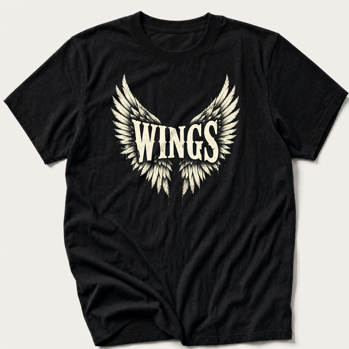 Wings — Black T-Shirt