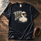 Zero Ducks Given — Black Comfort Colors tee