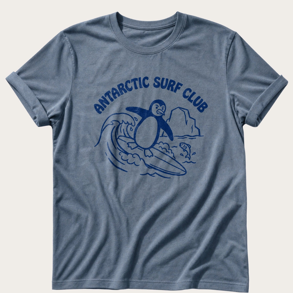 Antarctic Surf Club — Blue Jean Comfort Colors tee