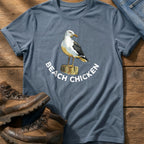 Beach Chicken 12 — Blue Jean Comfort Colors tee