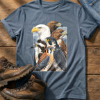 Birds Of Prey Breeds 33 — Blue Jean Comfort Colors tee
