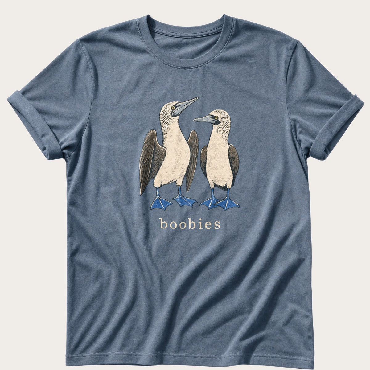 Boobies — Blue Jean Comfort Colors tee