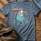 Budgie Anatomy — Blue Jean Comfort Colors tee
