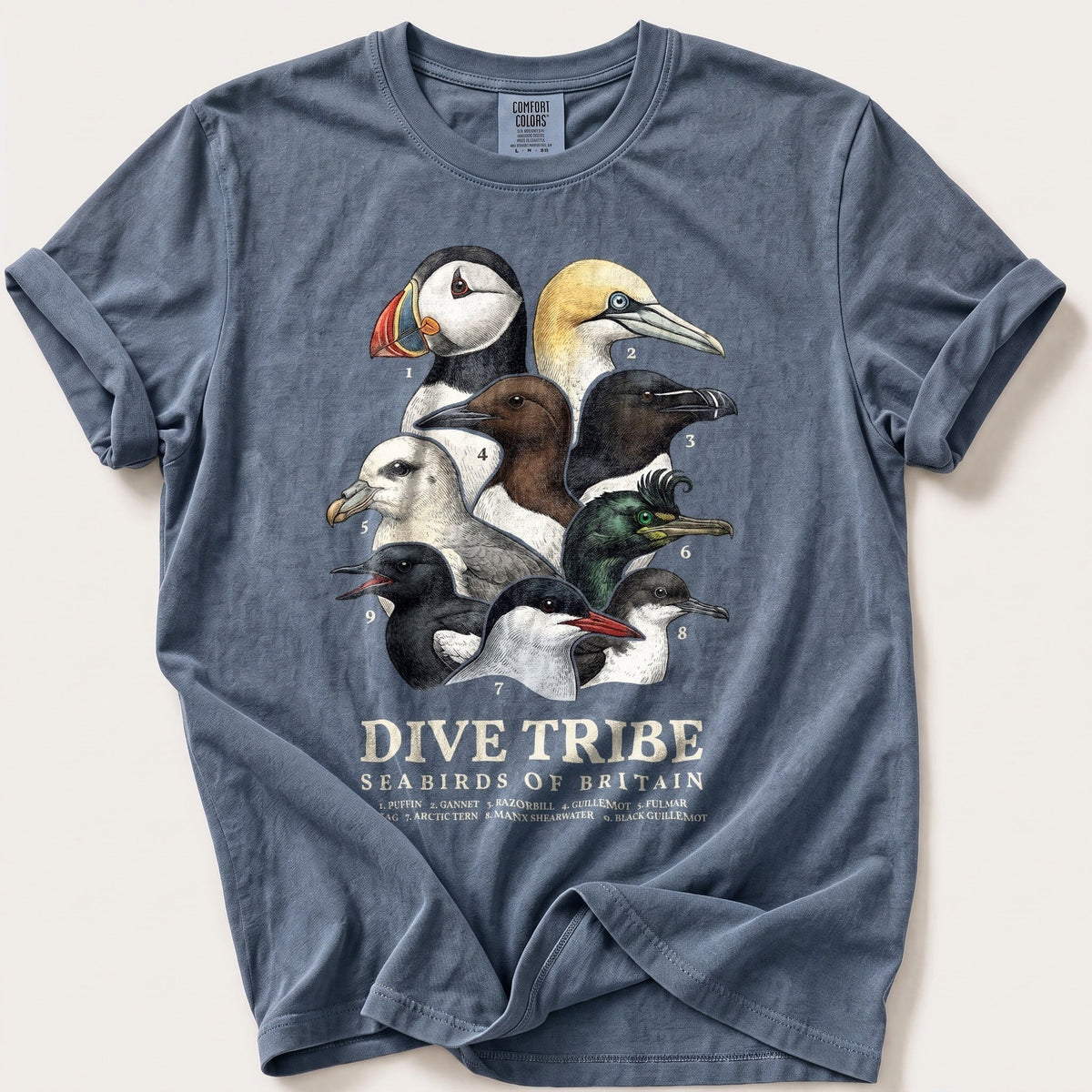 Dive Tribe — Blue Jean Comfort Colors tee