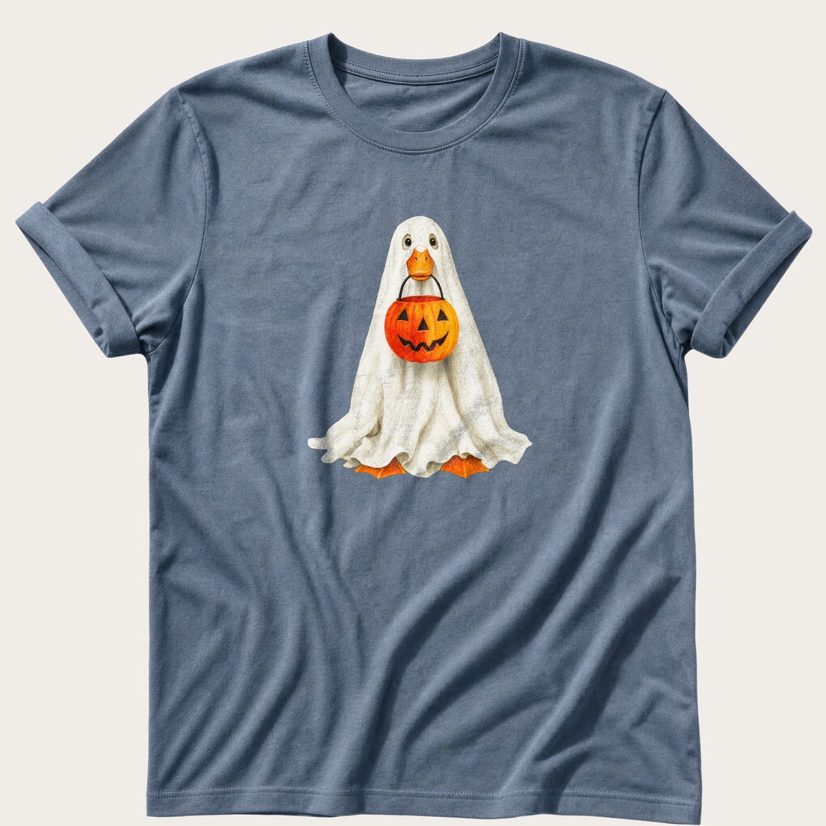 Duck Or Treat — Blue Jean Comfort Colors tee