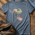 Finches On A Branch — Blue Jean Comfort Colors tee