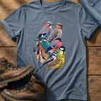 Garden Birds Of Britain — Blue Jean Comfort Colors tee