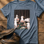 Gulls Playing Poker — Blue Jean Comfort Colors tee
