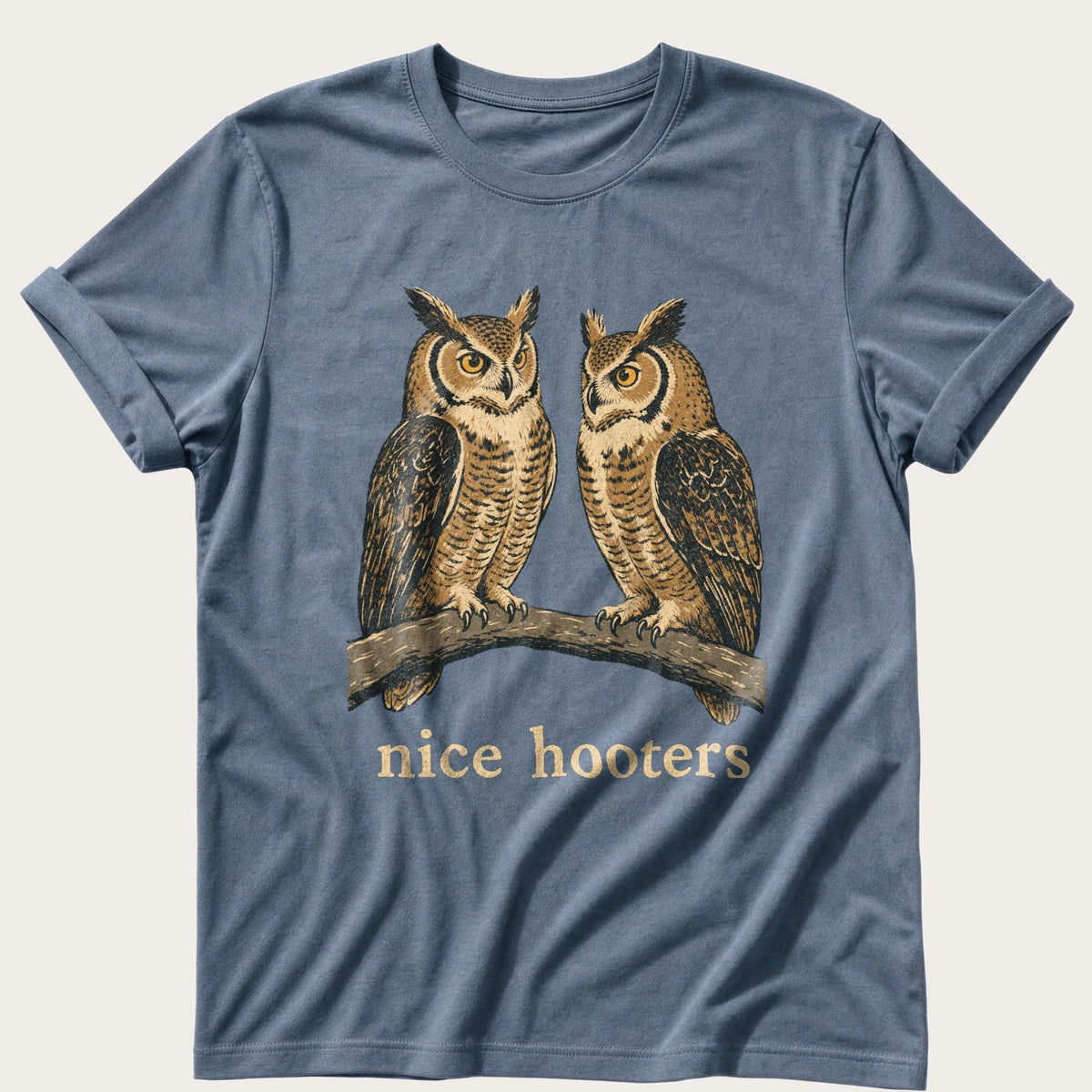 Nice Hooters — Blue Jean Comfort Colors tee