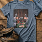 Pigeon Poker Night — Blue Jean Comfort Colors tee