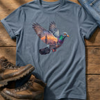 Pigeon Skyline — Blue Jean Comfort Colors tee