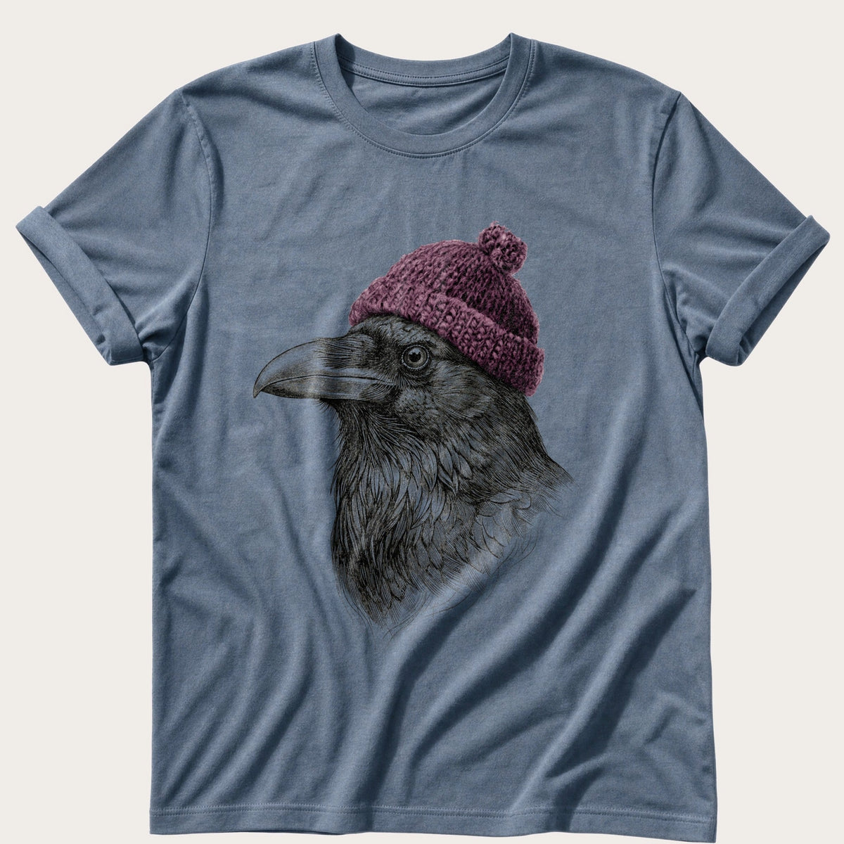 Raven Sketch 4 — Blue Jean Comfort Colors tee