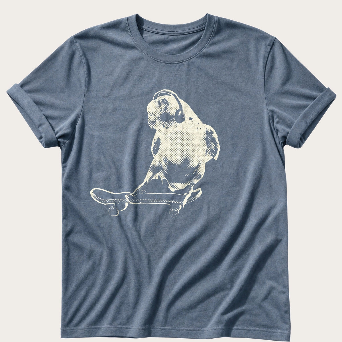 Skater Budgie 99 — Blue Jean Comfort Colors tee