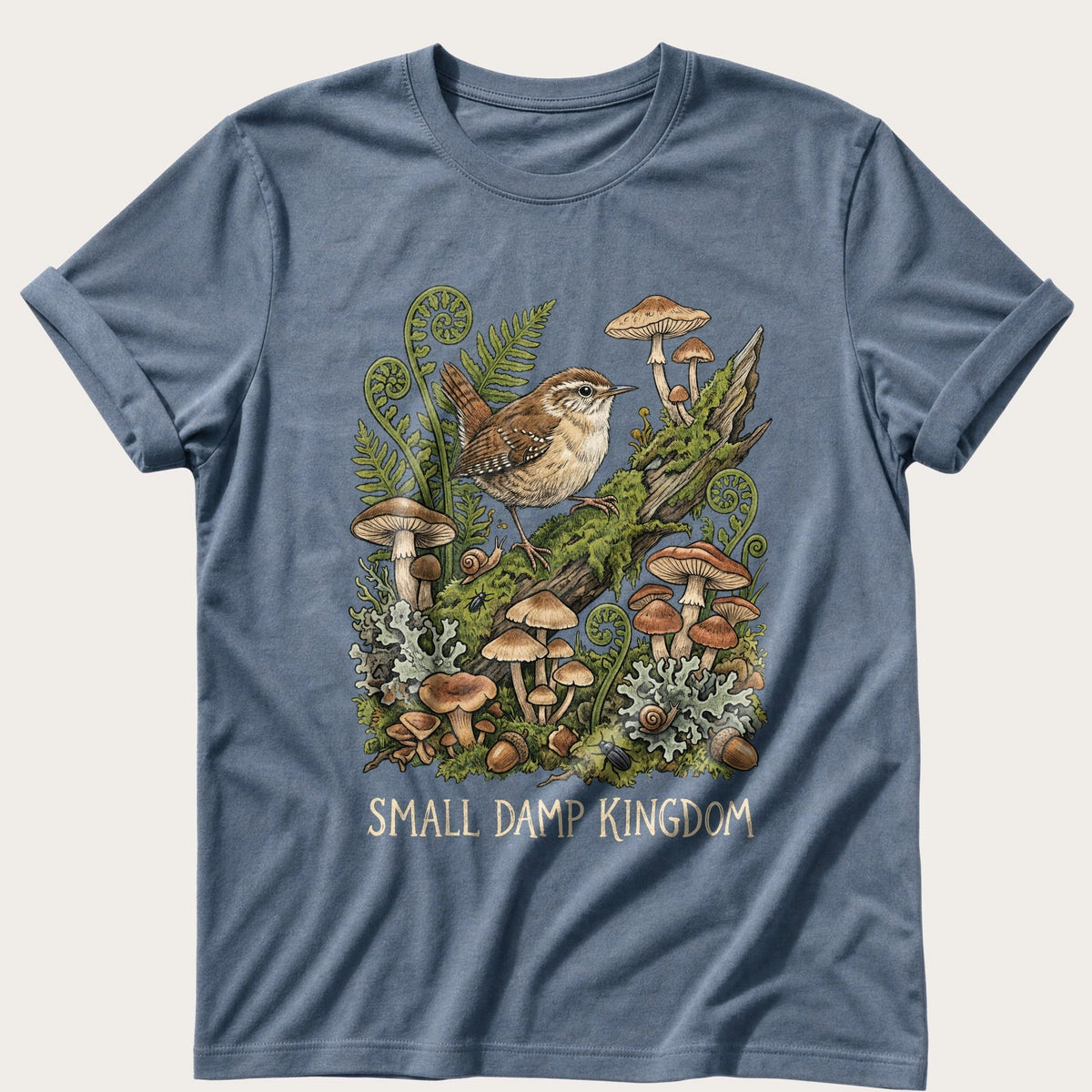 Small Damp Kingdom — Blue Jean Comfort Colors tee