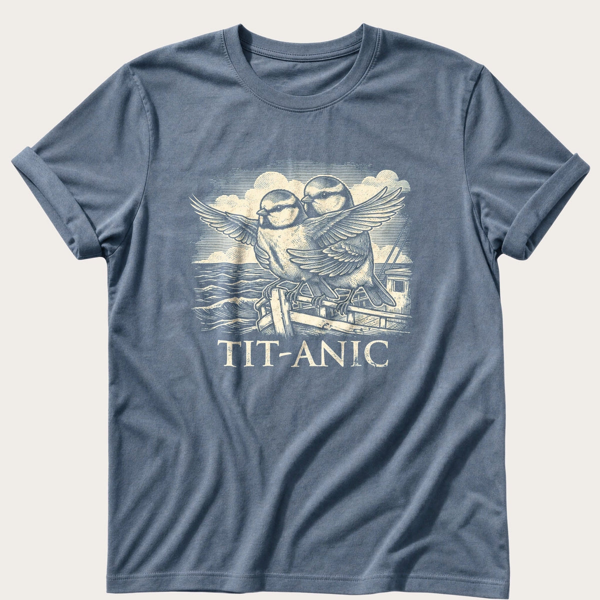 Tit-Anic II — Blue Jean Comfort Colors tee
