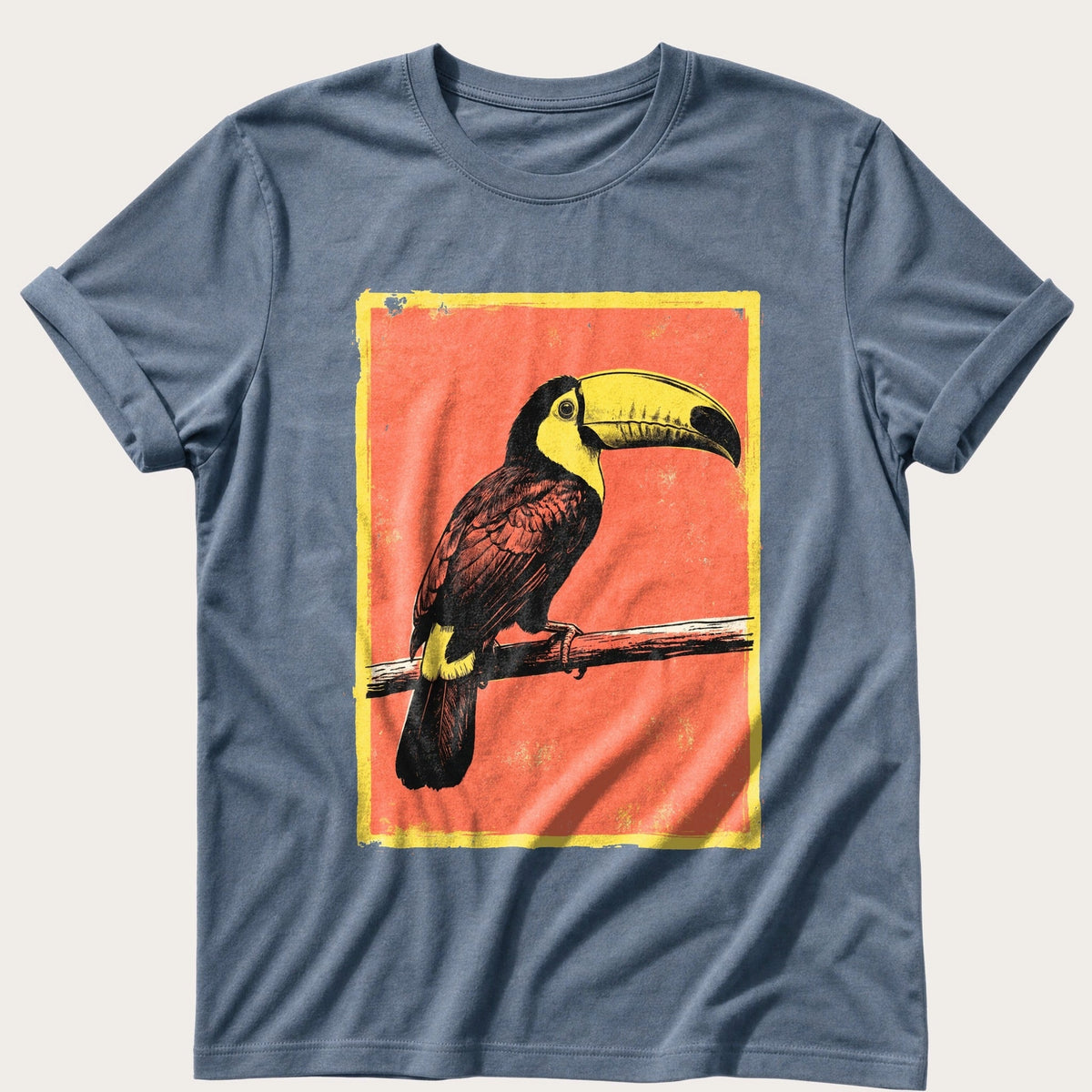 Toucan On A Branch — Blue Jean Comfort Colors tee
