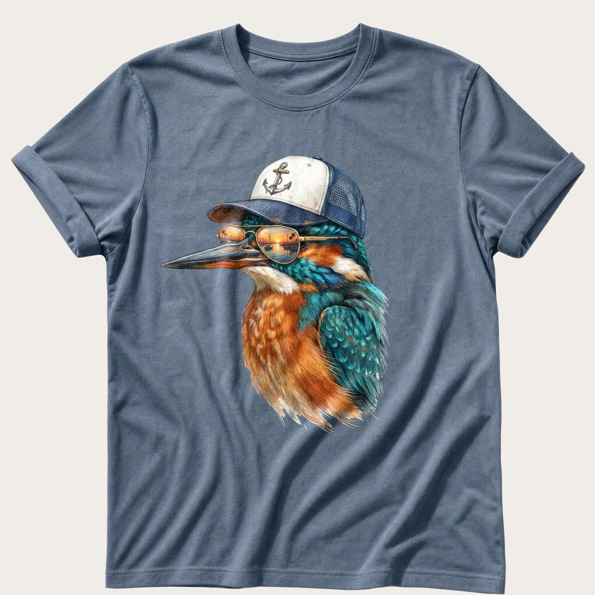 Trucker Fisher 3 — Blue Jean Comfort Colors tee