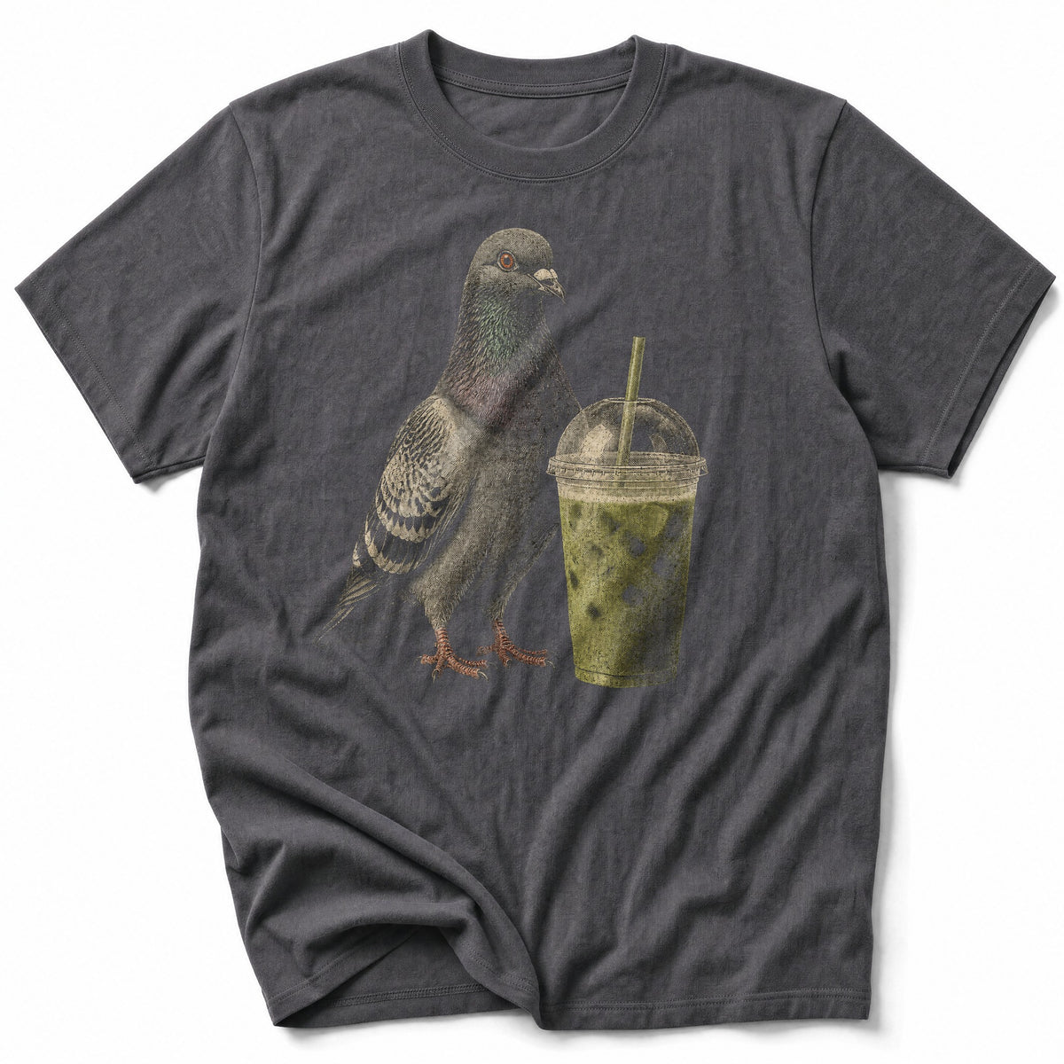 Iced Matcha Pigeon T-Shirt