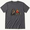 Bat N Robin 11 — Charcoal T-Shirt