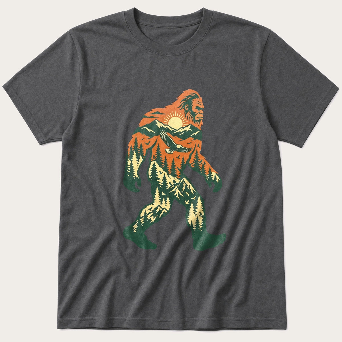 Bigfoot 66 — Charcoal T-Shirt