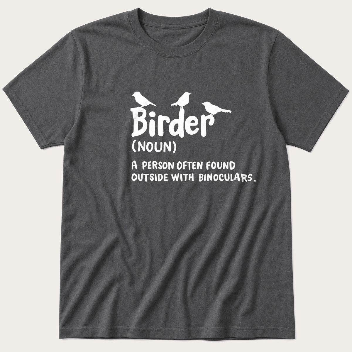 Birder Noun — Charcoal T-Shirt