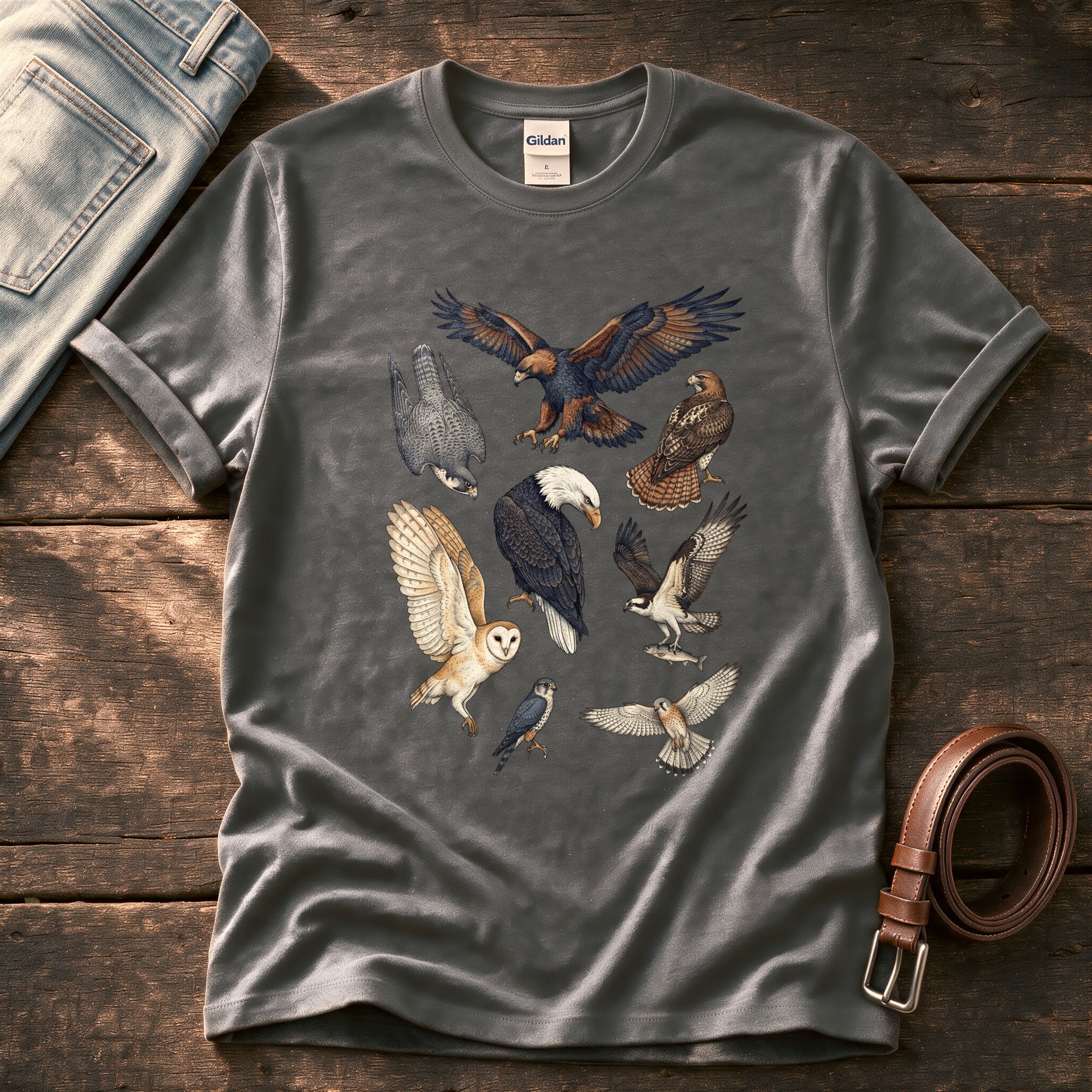 Birds Of Pray 2 — Charcoal Comfort Colors tee