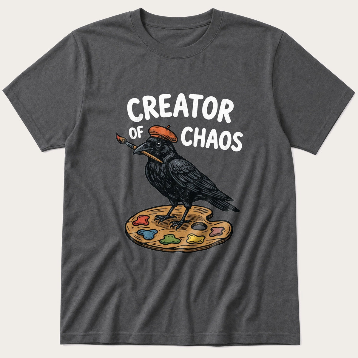 Creator Of Chaos — Charcoal T-Shirt