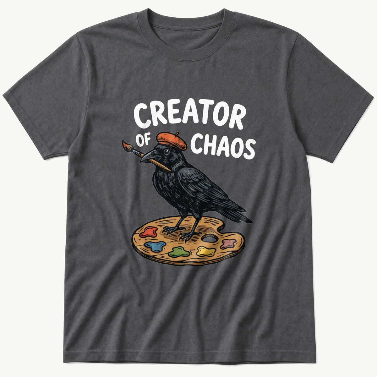 Creator Of Chaos — Charcoal T-Shirt