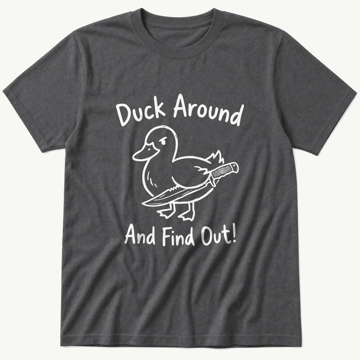 Duck Around — Charcoal T-Shirt