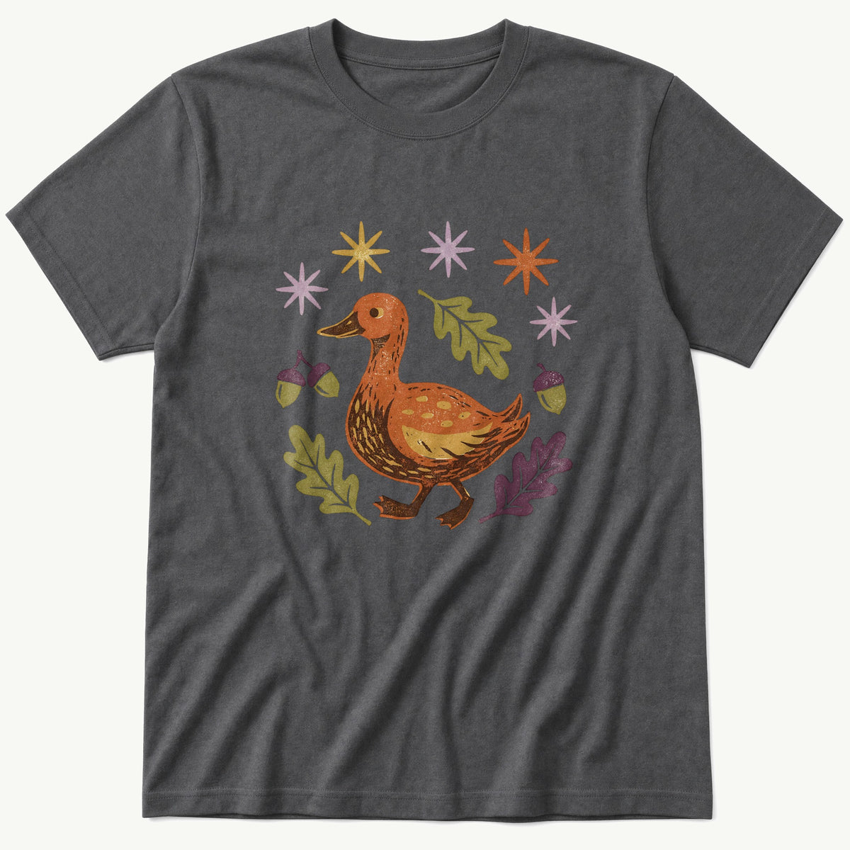 Duck Cutout 1 — Charcoal T-Shirt