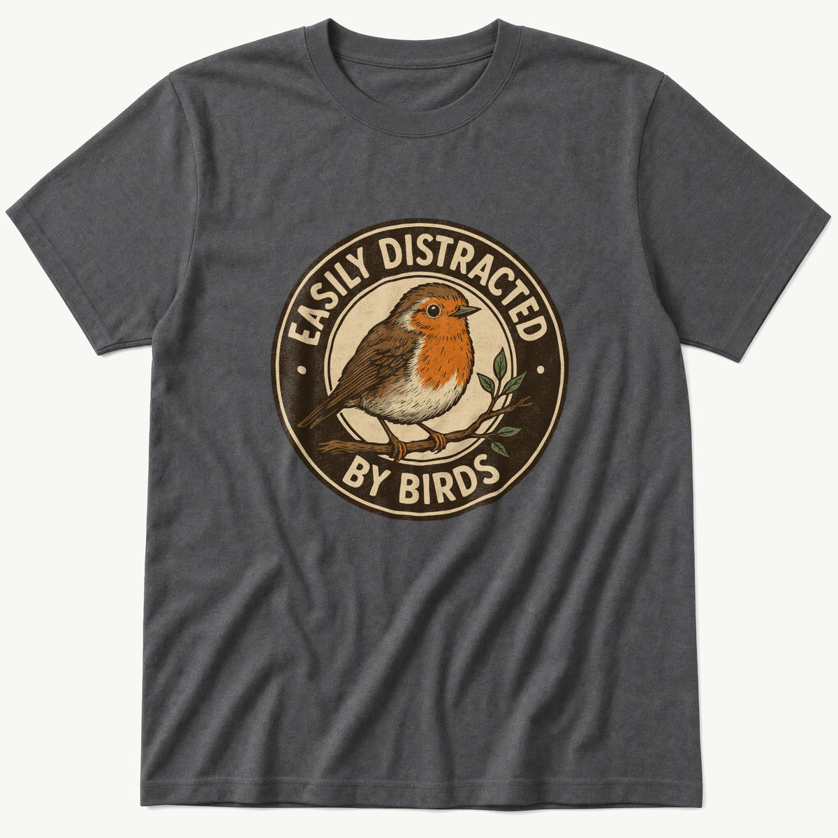 easily disracted 46 — Charcoal T-Shirt