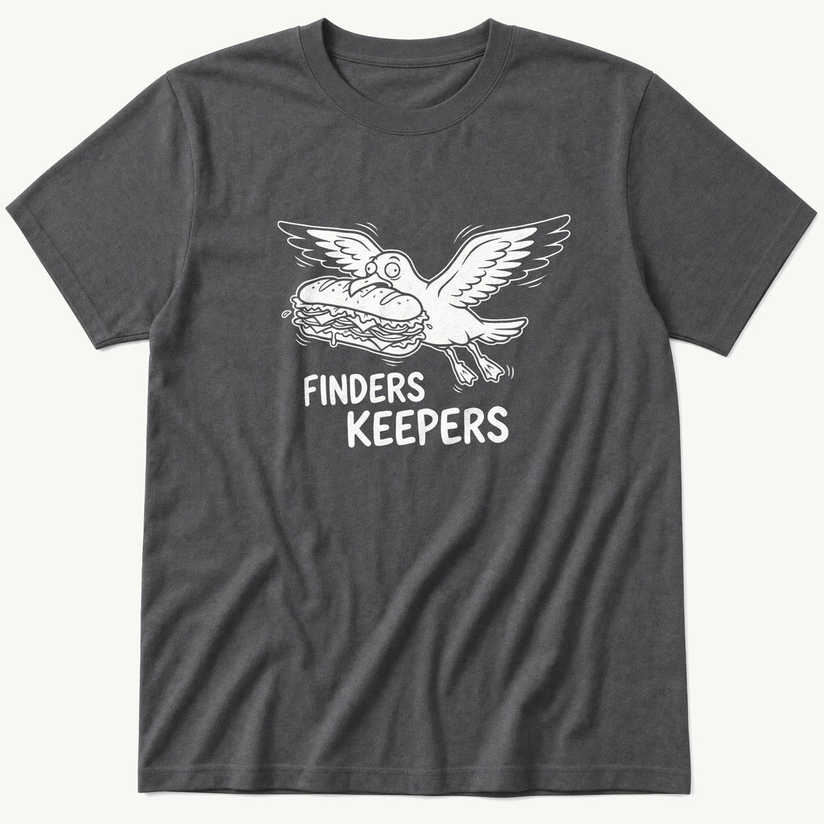 Finders Keepers — Charcoal T-Shirt