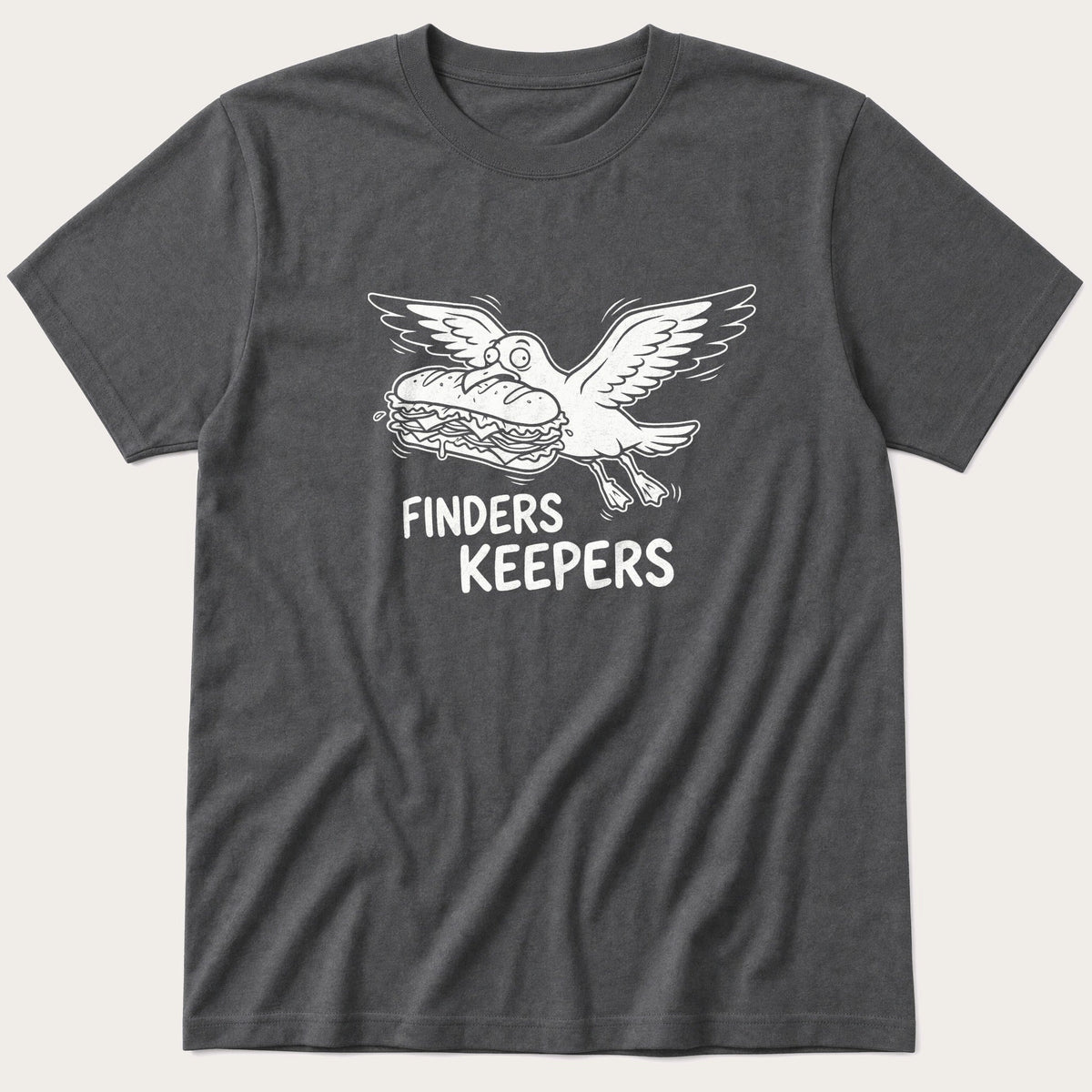 Finders Keepers — Charcoal T-Shirt